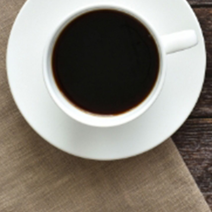 コーヒーとデザートのセット